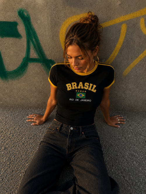 BRSL Tee - Black lifestyle
